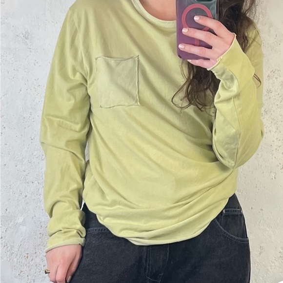 Cotton Citizen Light Green Long Sleeve Top - Picture 13 of 13